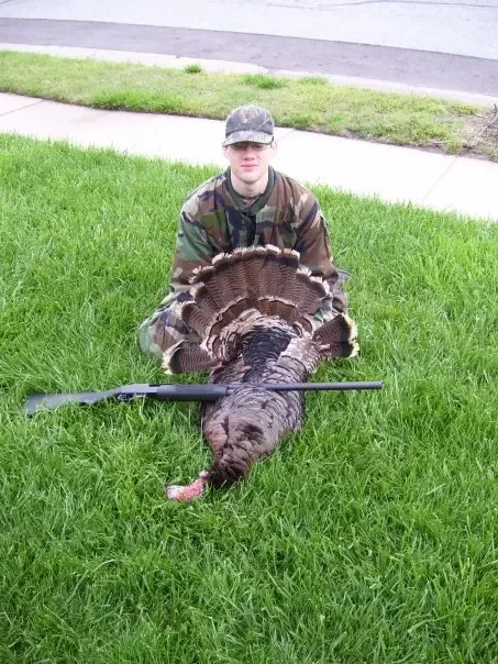 Dan during a turkey hunt in Kansas