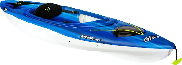 Pelican 100 kayak product photo on white background