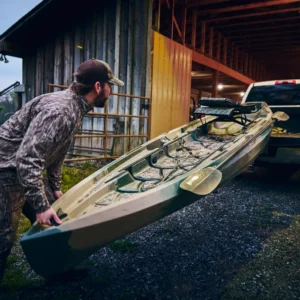 NuCanoe Frontier 12 Easy to transport hunting kayak